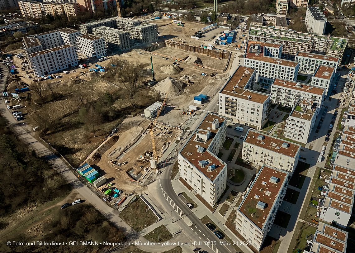 22.03.2023 - Baustele und Wohnanlage Alexisquartier